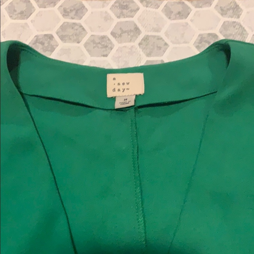 Bright green summer dress